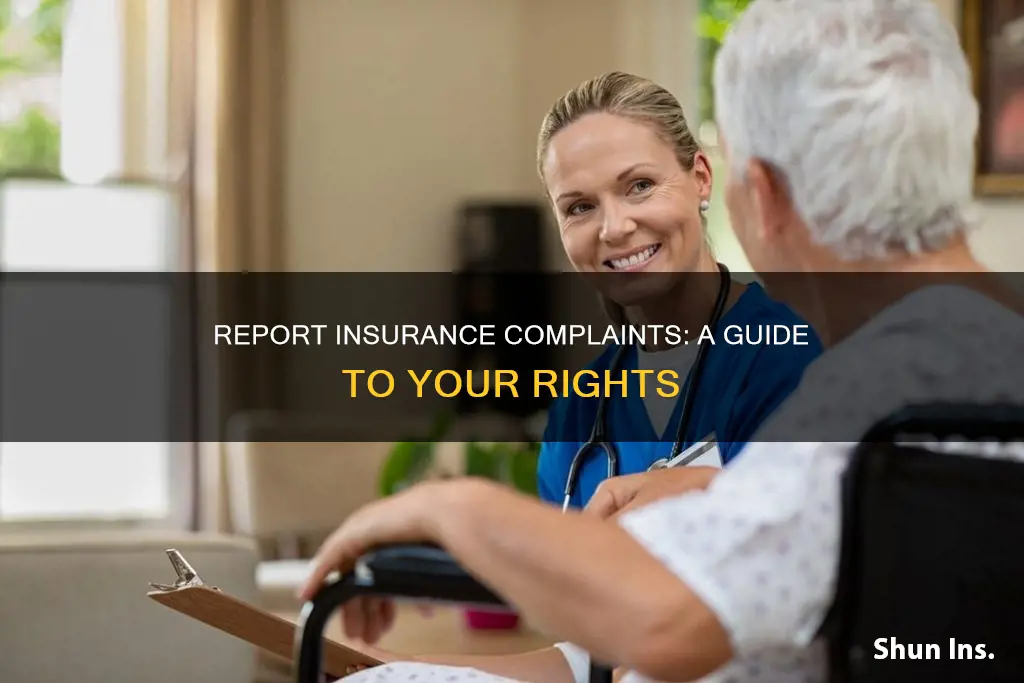 how to report complaint to insurance commission