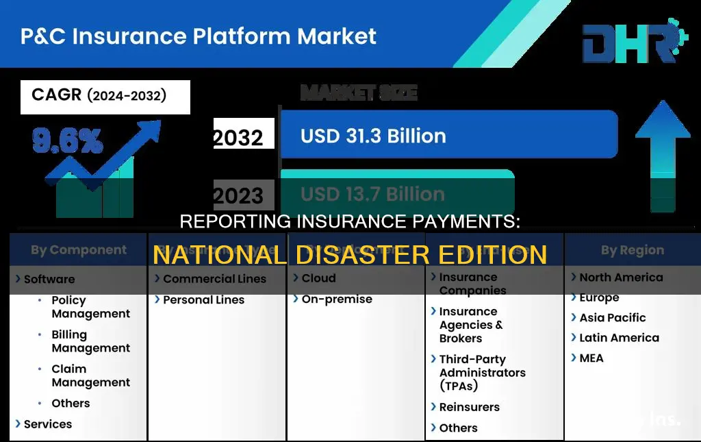 how to report insurance payment from national disaster in turbotax