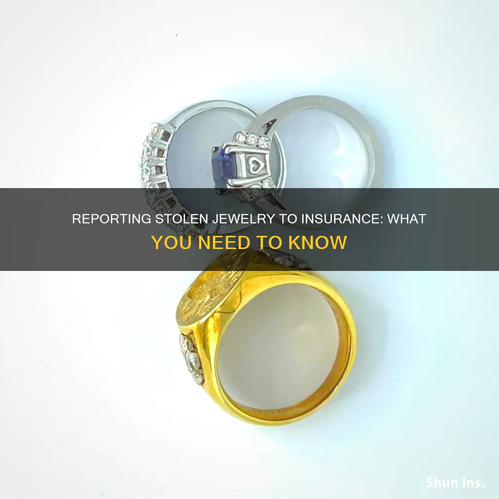 how to report stolen jewelry to insurance