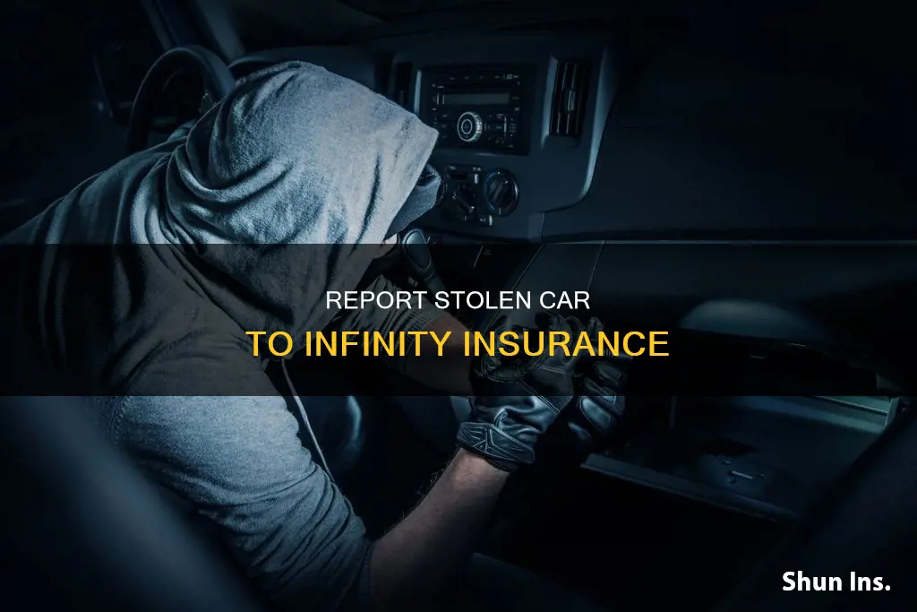 how to report stolen vehicle to infinity insurance