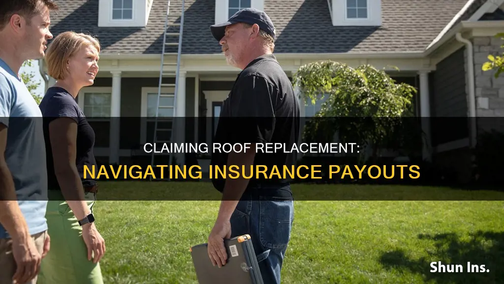 how to request money from insurance to replace the roof