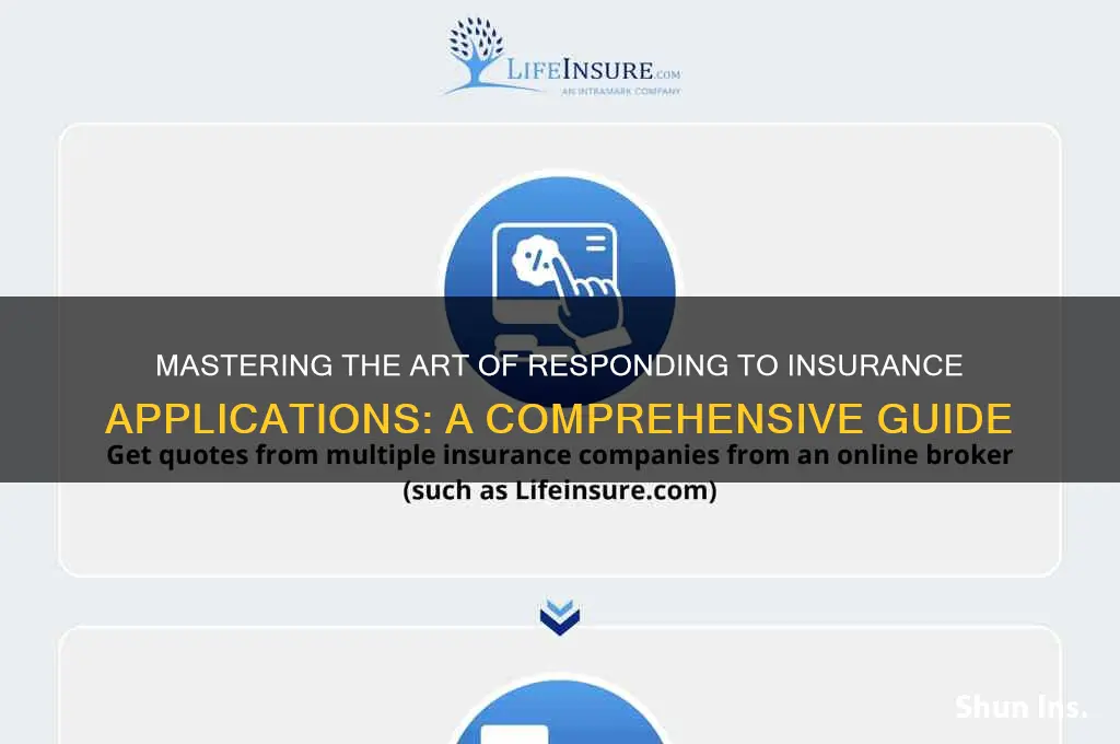 how to respond to an insurance application