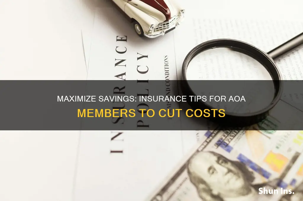 how to save on insurance aoa members