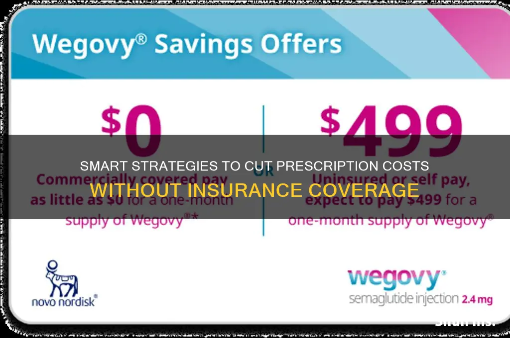 how to save on prescriptions with no insurance