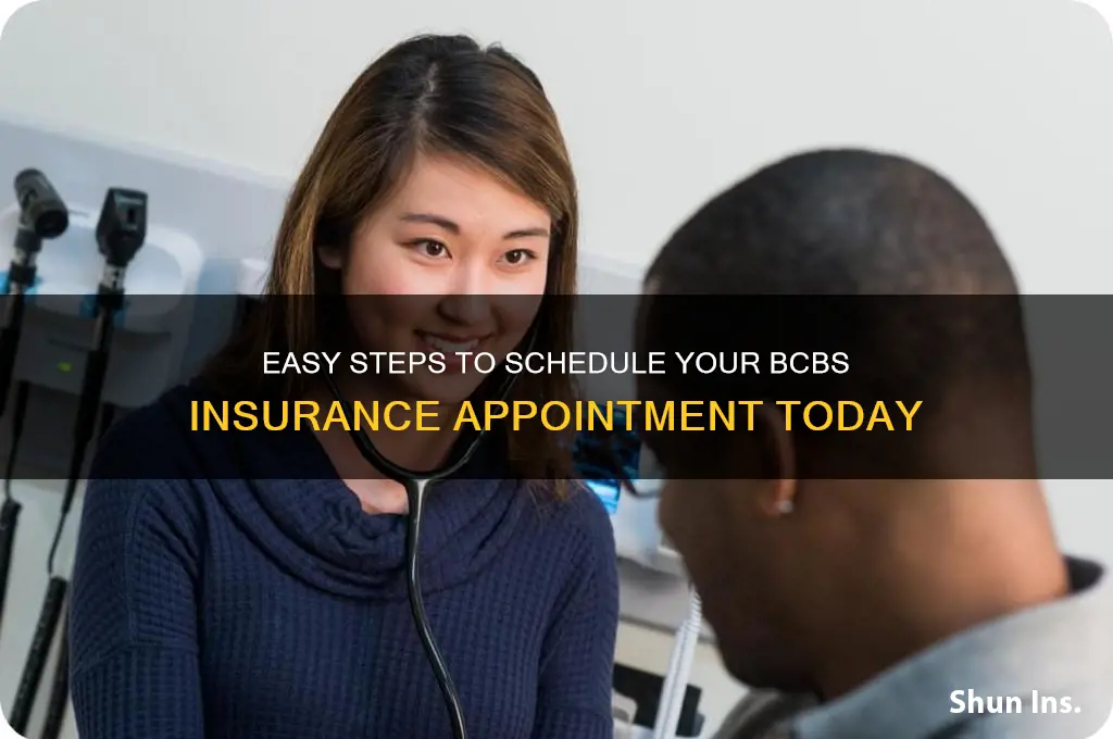 how to schedule an appointment at bcbs insurance