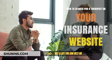 Finding a Therapist: Navigating Your Insurance Website for Mental Health Care