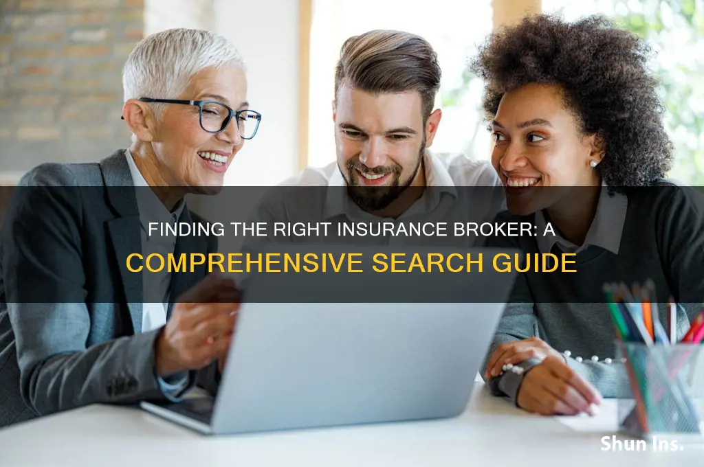 how to search for insurance broker