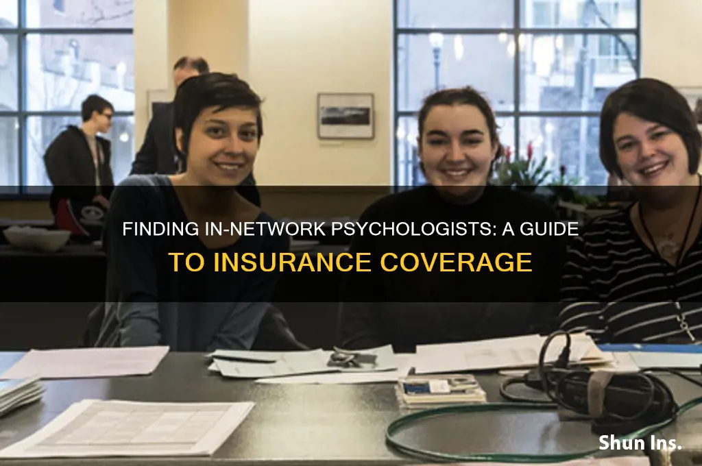 how to search for psychologists insurance network