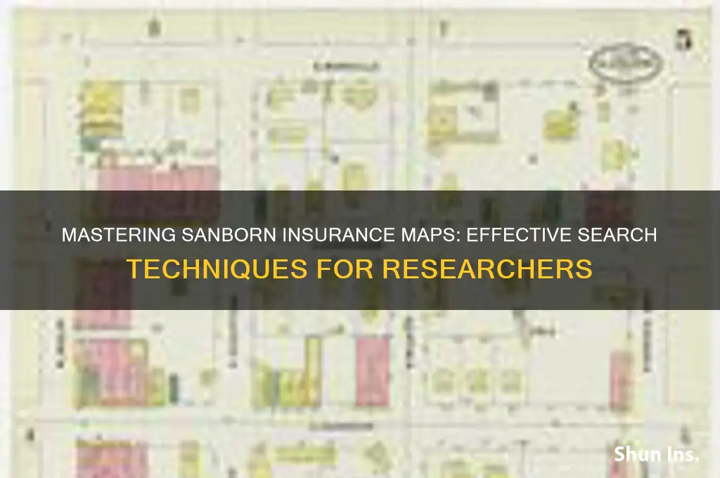 how to search sanborn insurance maps