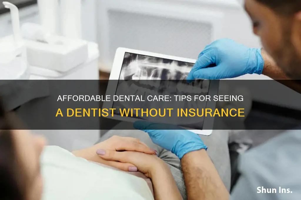 how to see a dentist when you have no insurance