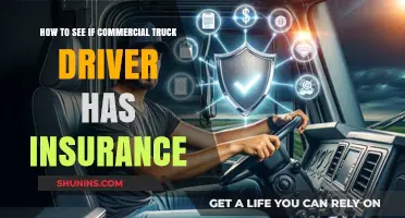 Ensuring Commercial Truck Drivers Have Valid Insurance
