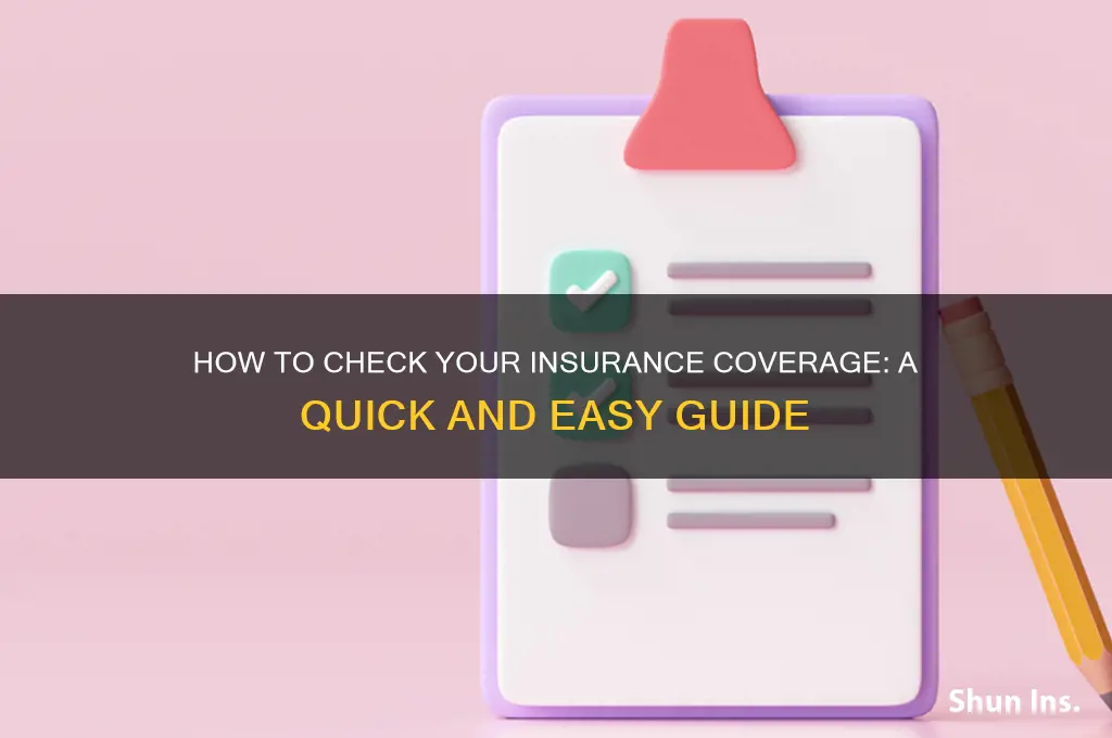 how to see if i have insurance