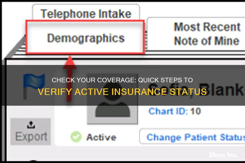 how to see if my insurance is still active