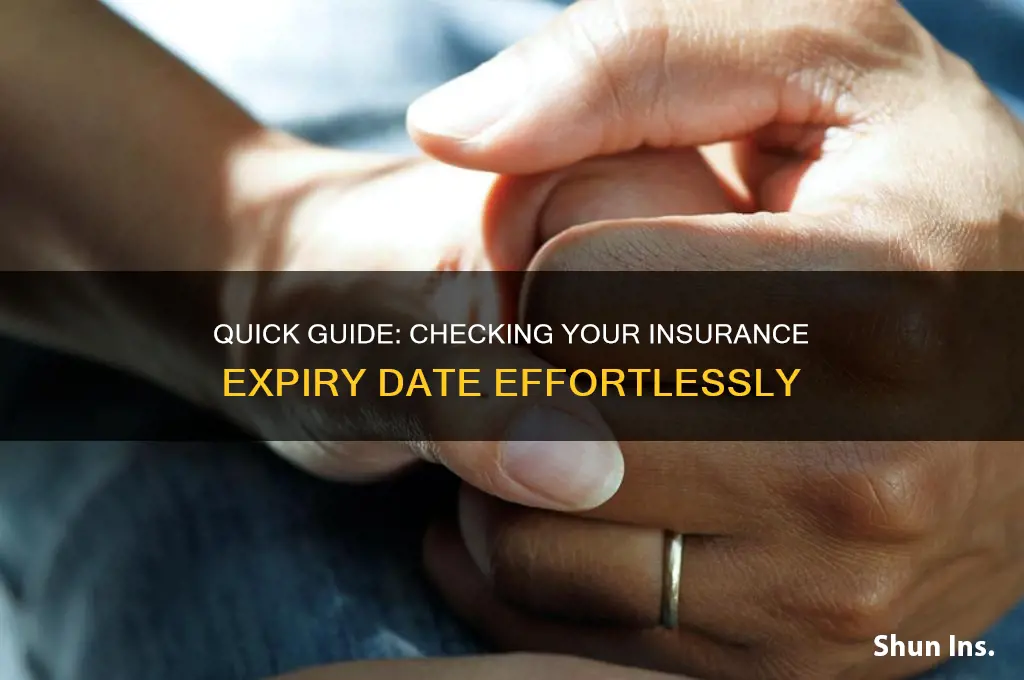 how to see insurance expiry date