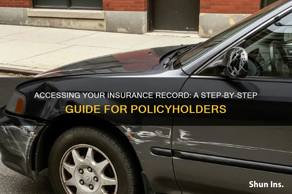 how to see insurance record