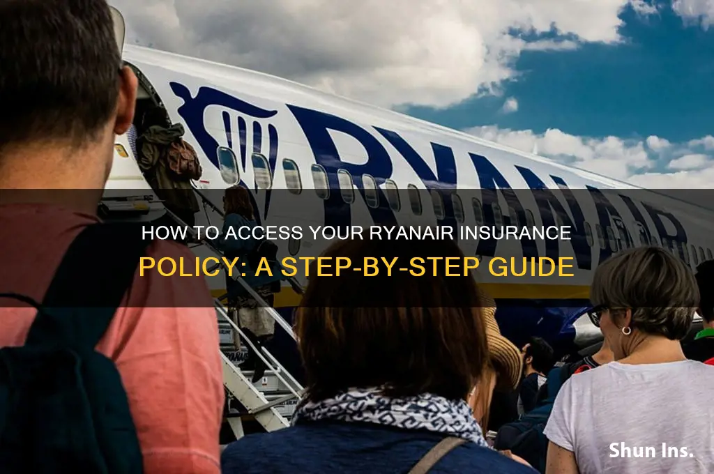 how to see my ryanair insurance