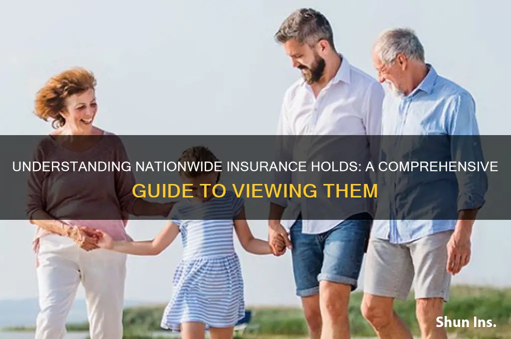 how to see nationwide holds on insurance