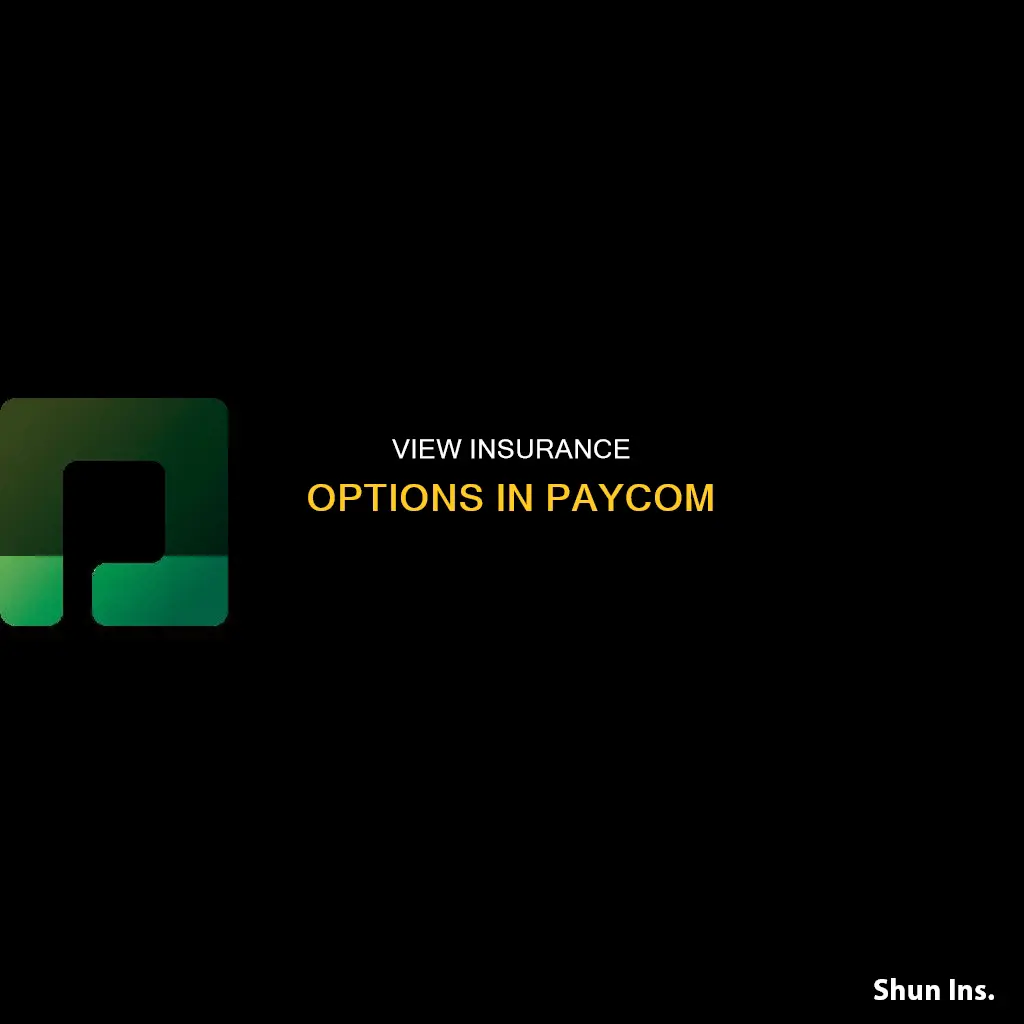 how to see what insurance options people have in paycom