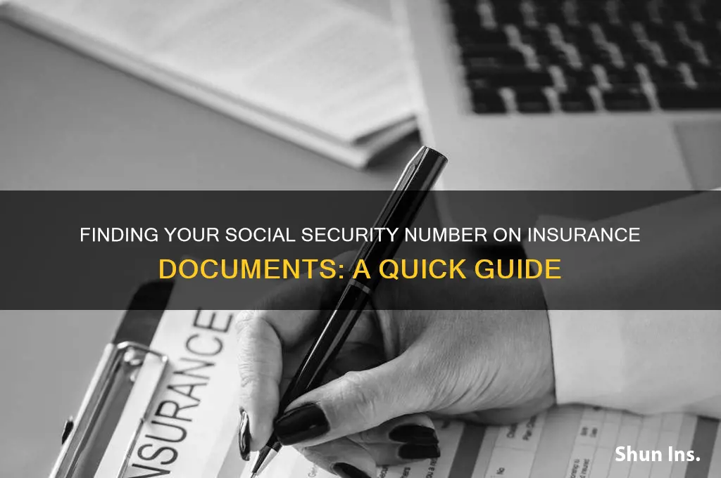 how to see your ssn on insurance documents