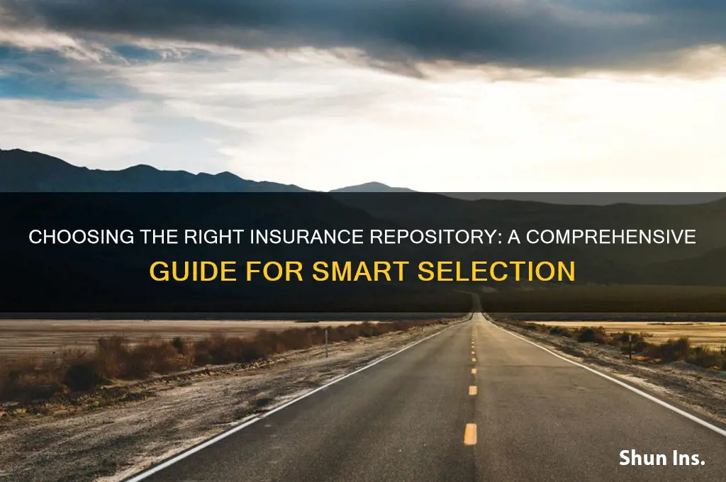 how to select insurance repository