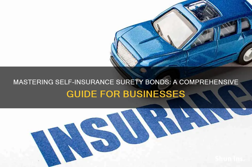 how to self insurance surety bond