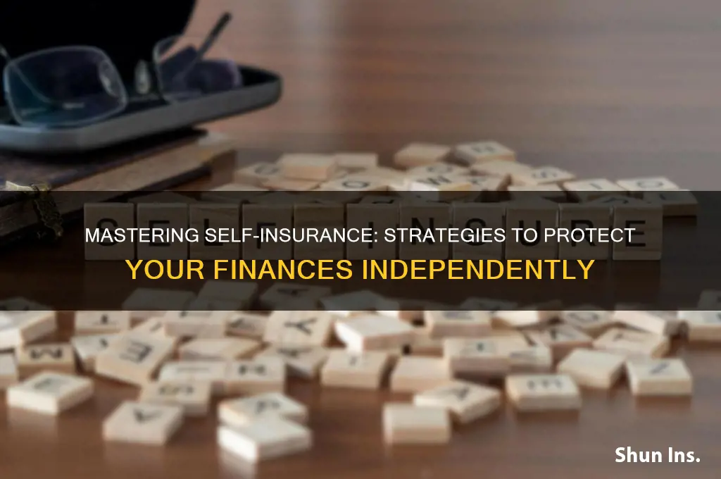 how to self insure yourself