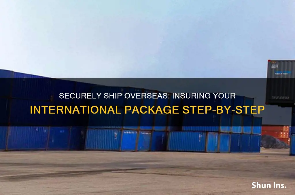 how to send a package overseas and insure it