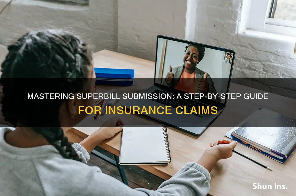 how to send a superbill to insurance