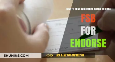 Endorsing Insurance Checks: Sending to USAA FSB