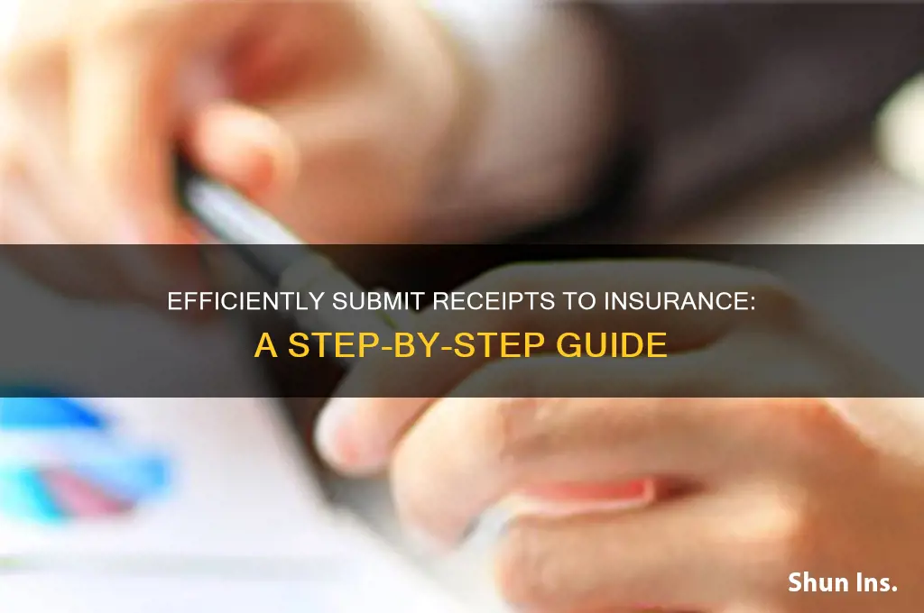 how to send recipt to insurance