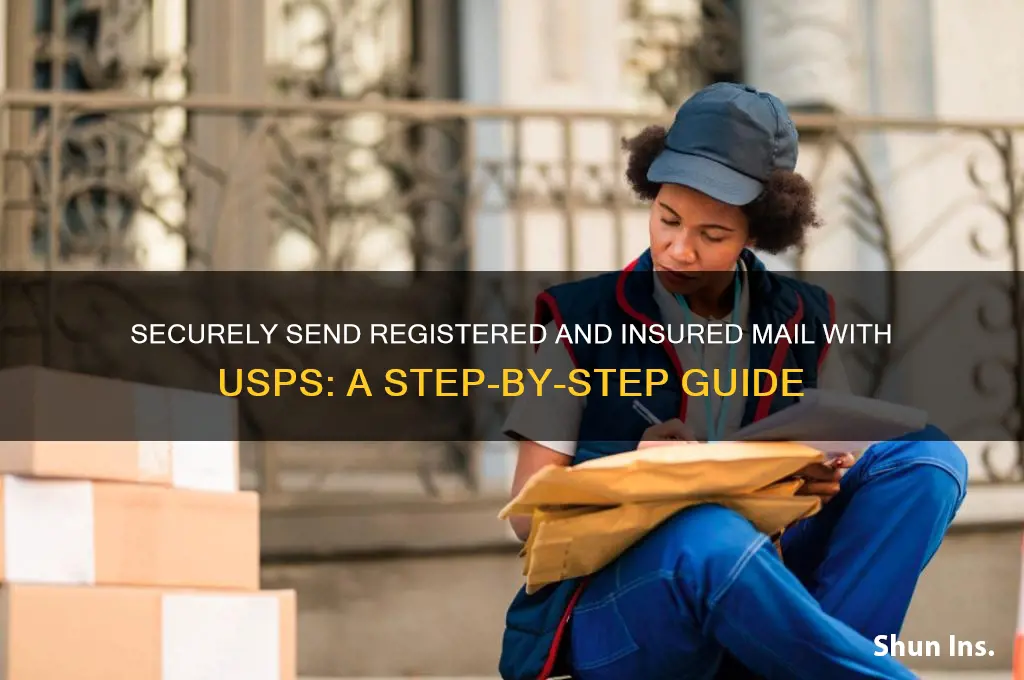 how to send s omething registered and insured through usps
