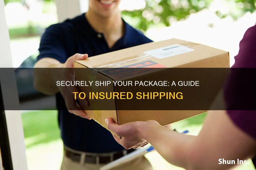 how to ship a package insured