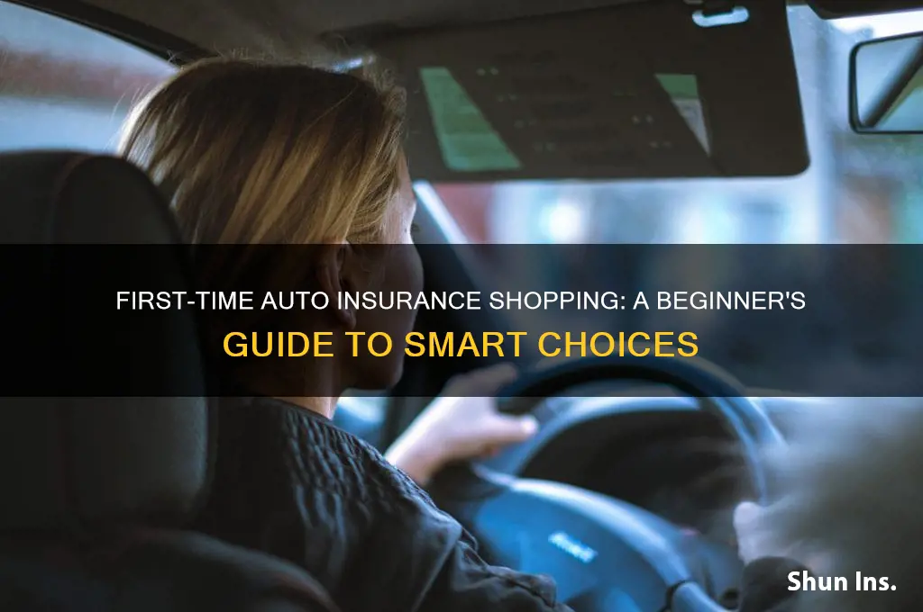 how to shop for first time suto insurance