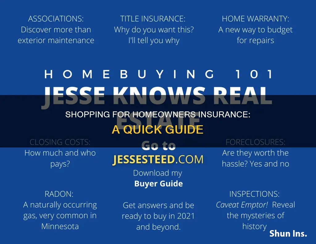how to shop for homeowners insurance
