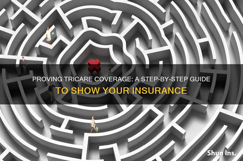 how to show i have tricare insurance