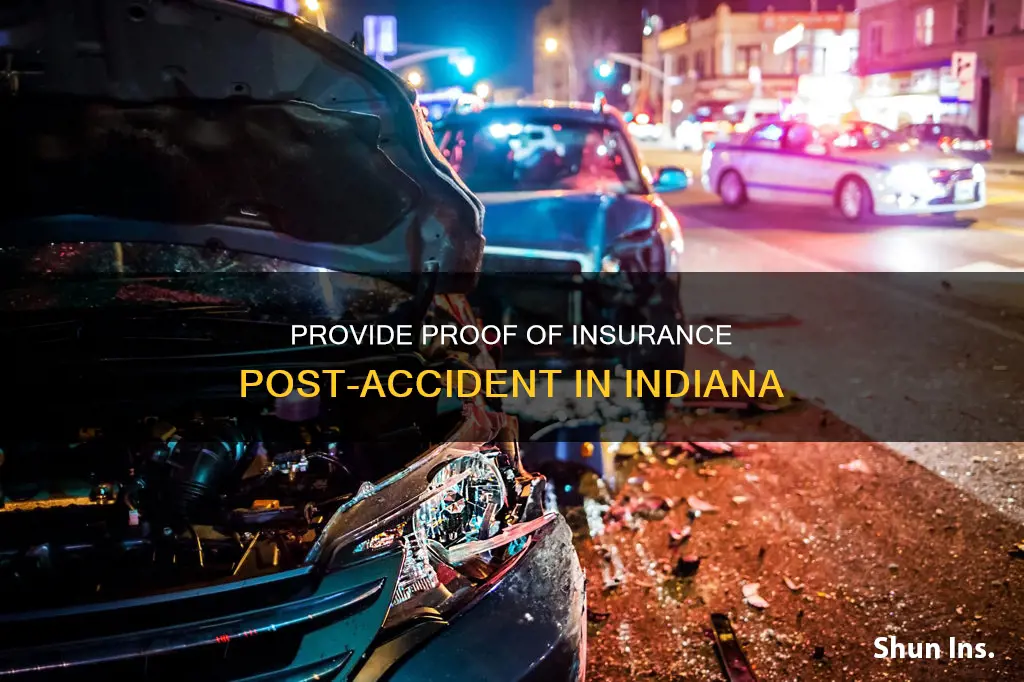 how to show proof of insurance after accident indiana bmv