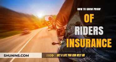 How to Show Proof of Rider's Insurance: A Step-by-Step Guide