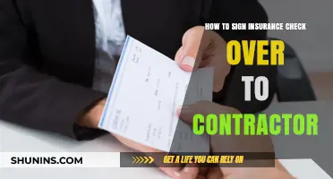 Insurance Claims: Signing Checks Over to Contractors
