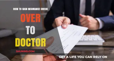 Insurance Check: Signing Over to Your Doctor
