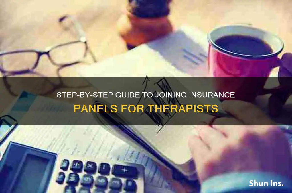how to sign up for insurance panels