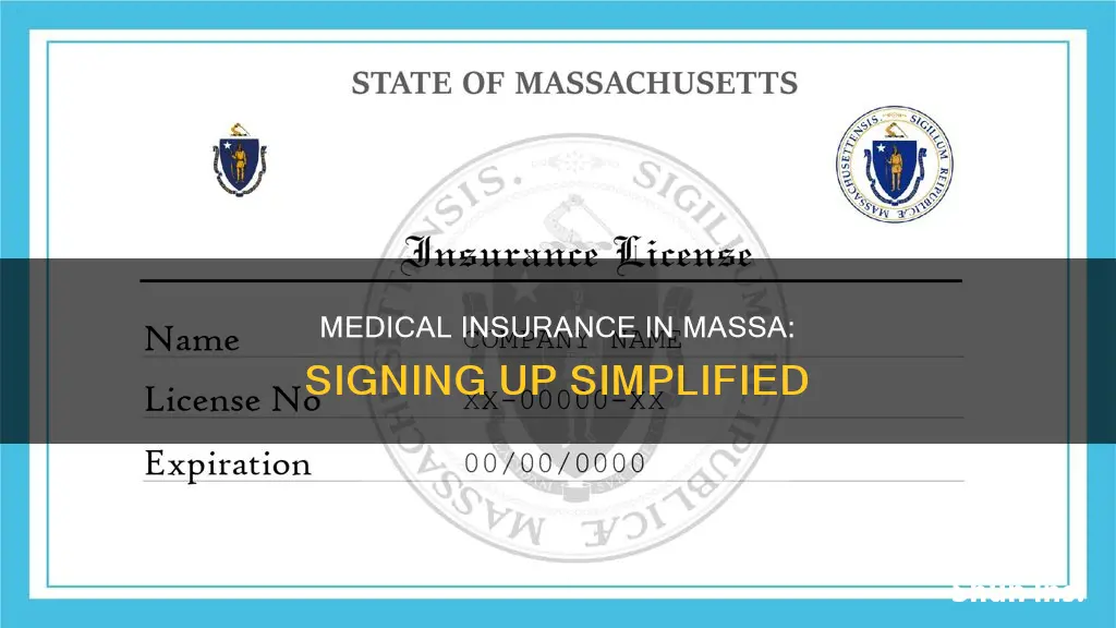 how to sign up for medical insurance in massa