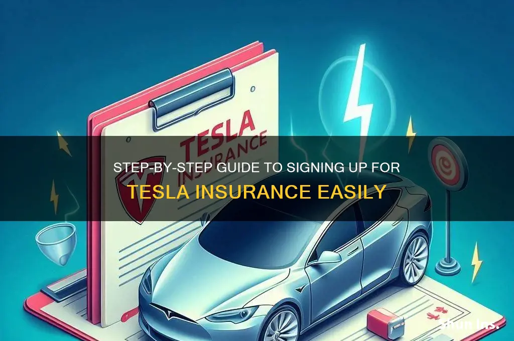 how to sign up for tesla insurance