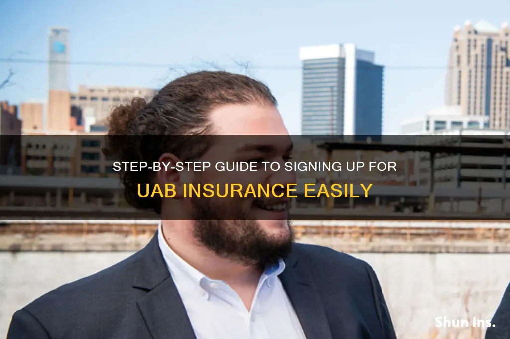 how to sign up for uab insur
