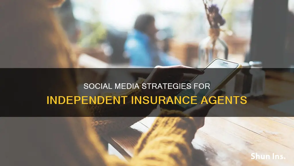 how to social media for independe insurance agent