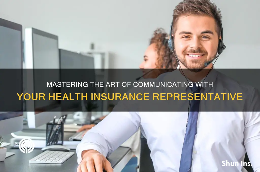 how to speak with healht insurance rep