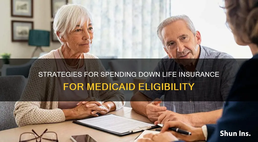 how to spend down whole life insurance for medicaid