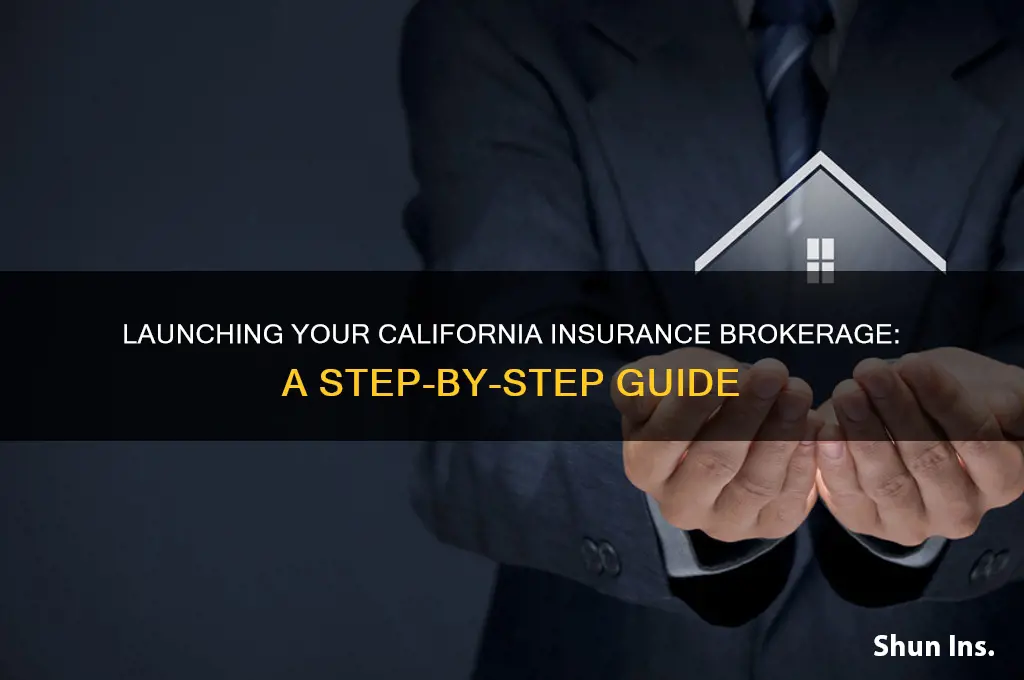 how to start an insurance brokerage in california