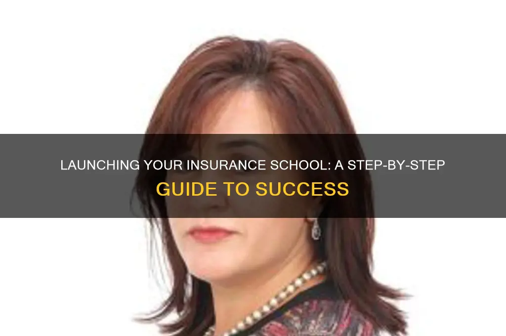 how to start an insurance school