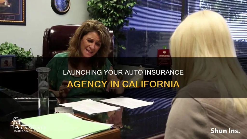 how to start your own auto insurance agency in California