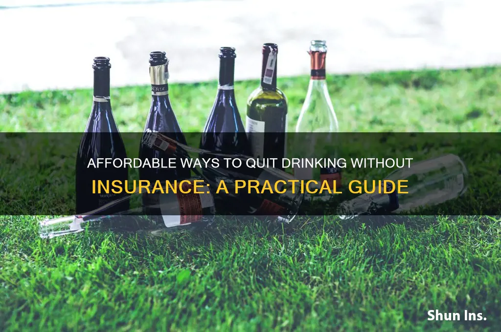 how to stop drinking if you have no insurance